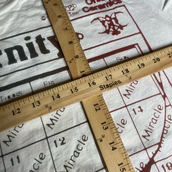 Online Ceramics Shirt Men XL White Chart Miracle Streetwear Short Sleeve Graphic - Picture 5 of 7